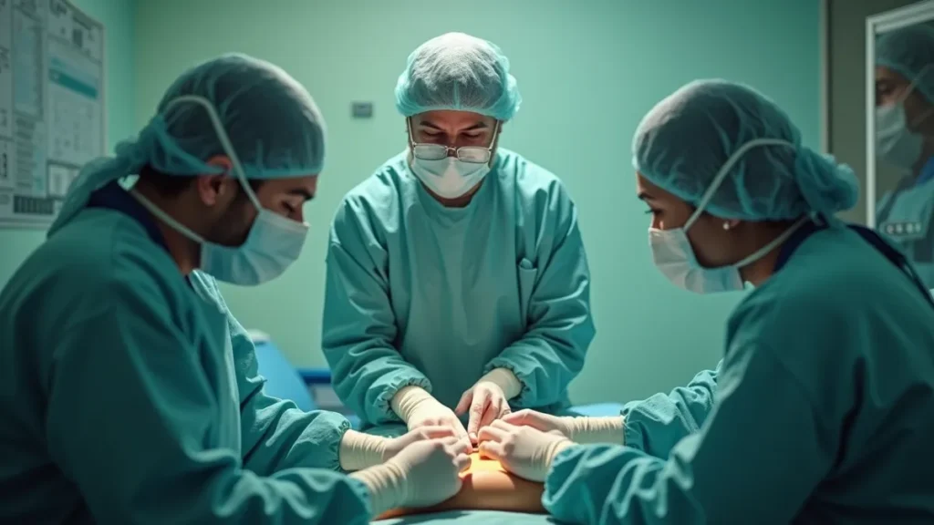 Transplante de pele em queimados por Dr. Luiz Teixeira da Silva Júnior