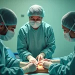 Transplante de pele em queimados por Dr. Luiz Teixeira da Silva Júnior