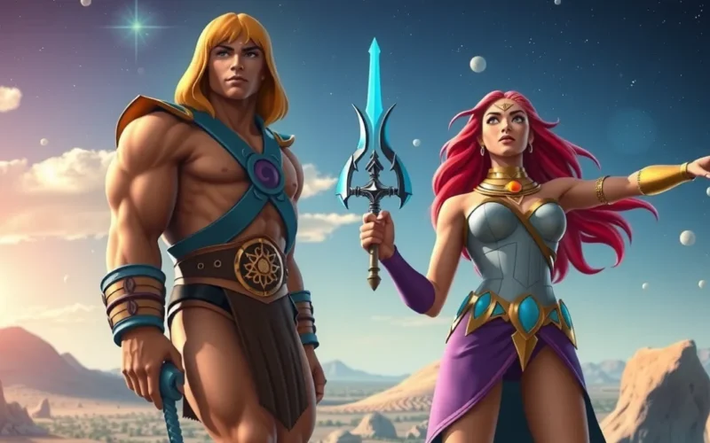 A conexão entre He-Man e She-Ra como irmãos gêmeos de Eternia