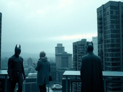 A cidade de Gotham na visão sombria de Christopher Nolan