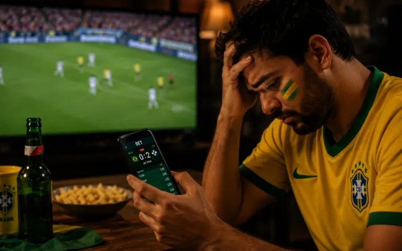Brasil cai na Copa, mas bets já tinham roubado a emoção do futebol