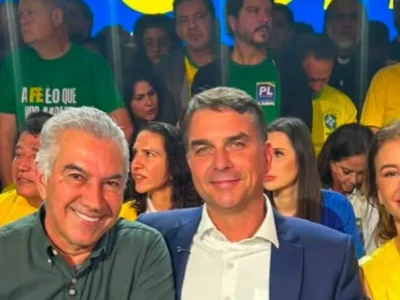 PL lança candidatura de Flávio Bolsonaro com Riedel e Reinaldo