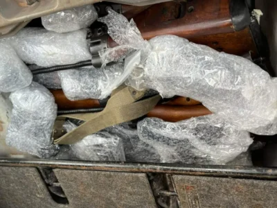 Policial paraguaio preso com 20 fuzis para o Rio
