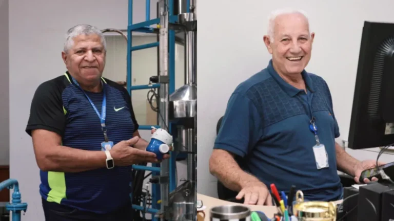 Dois funcionários somam 102 anos na mesma empresa